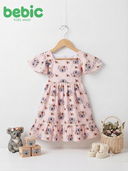 Koala Bloom Puff Sleeve Dress