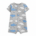 Shark Party Romper - Bebic