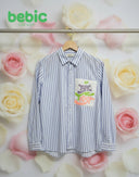 Striped Graphic Pocket Shirt