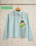Mint Graphic Pocket Shirt