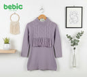 Lavender Fringe Tunic Dress.