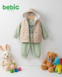 Quilted Vest Tracksuit Set