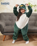 Green Frog Fleece Onesie