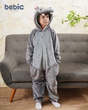 Hippo Fleece Pajama/Onesie