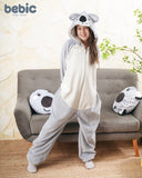 Warm Polar Fleece Koala Suit