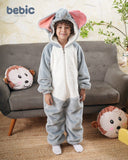 Cute Elephant Fleece Onesie