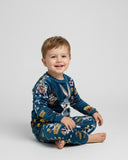 Teal Looney Velvet PJs