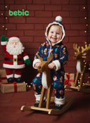 Jolly Christmas Fleece Romper