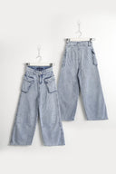 Chic Flare Cargo Jeans