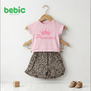 Pink Princess Disney clothing set by Bebic featuring a cute princess design, ideal for kids' dress-up and play.