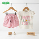 Flutter Sleeve Short Set