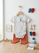Puppy Bodysuit Set