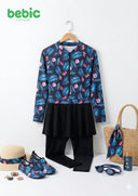 Tropical Bloom Modest Swim Set