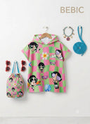 Powerpuff Check Hoodie Towel