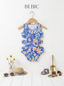 Floral Cutout Baby Swimsuit