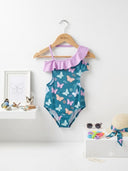 Butterfly Ruffle One-Piece