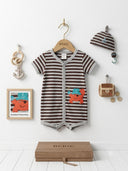 Pirate Crab Stripe Romper