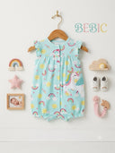 Rainbow Unicorn Bubble Romper