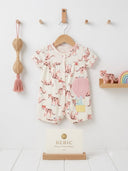 Leopard Balloon Baby Romper