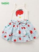 Strawberry Skirt Set