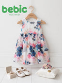 Watercolor Floral Tiered Dress