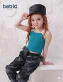 Rainbow Strap Ribbed Tank