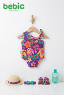 Tropical Floral Girls Swimsuit