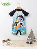Snorkeling Penguin Romper