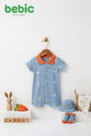 Bunny Carrot Polo Romper