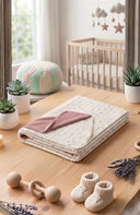 Polka Dot Stripe Baby Blanket