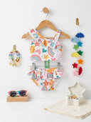 Rainbow Sunshine Baby Bikini Set