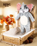 Bebic The Gentle Giant Onesie for babies, soft cotton clothing with playful print, designed for comfort and adorable style.