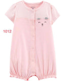 Pink Bear Polka Romper - Bebic