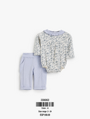 Vintage Floral Ruffle Set - Bebic