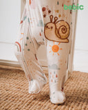 Snail & Rainbow Padded Romper