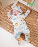 Rainbow & Bunny Lined Snowsuit